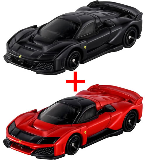 【トミカ034】フェラーリ F80 (通常版 NEWシール＋初回特別仕様) 2台セット