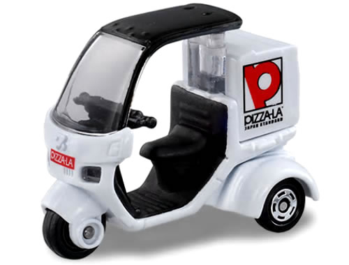 【旧番】トミカ099 ホンダ ジャイロキャノピー ピザーラ デリバリーバイクのサムネイル
