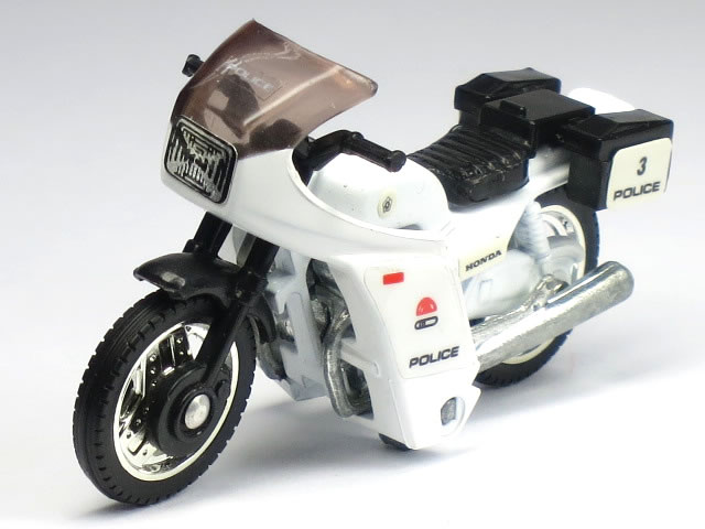 【単品】トミカ ホンダ 白バイ (ステッカー貼付済)