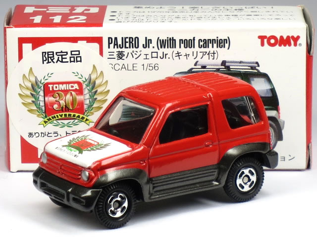 特注トミカ トミカ30周年記念 No.112 三菱 パジェロJr レッド