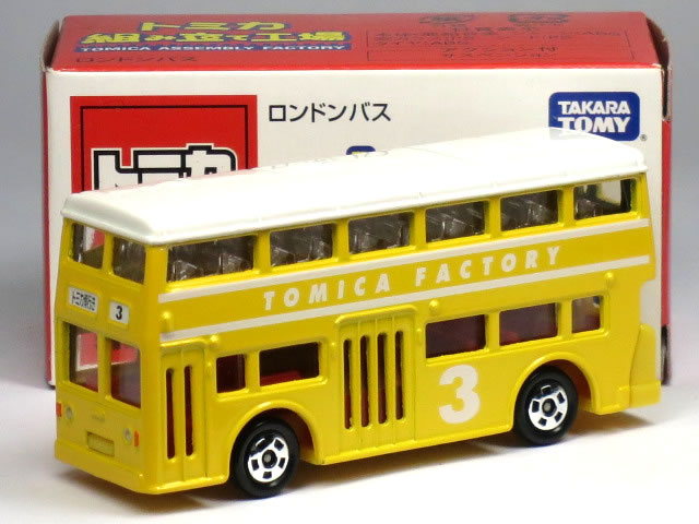 樂天商城 - 特注トミカ 組み立て工場 ★★★ 第6弾 ロンドンバス イエロー