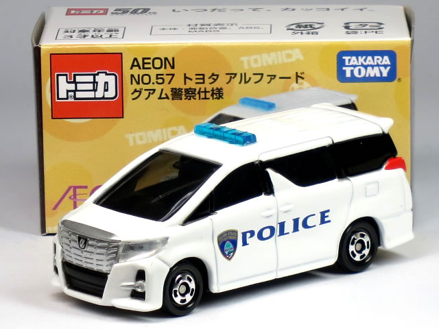 特注トミカ AEON No.57 トヨタ アルファード グアム警察仕様のサムネイル