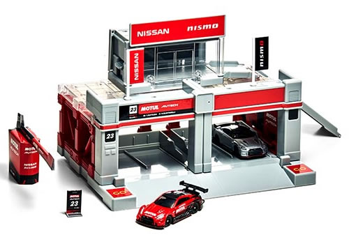 【絶版品】トミカタウン NISSAN Racing Team NISMO Pit