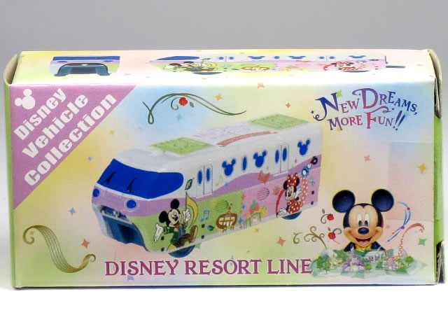特注トミカ ディズニービークルコレクション ディズニーリゾートライン NEW DREAMS MORE FUN!! ニューファンタジーランドのサムネイル