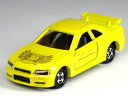 ※塗装不良・小傷有※【単品】トミカ 日産 スカイライン R34 GT-R トミカ30周年記念 (1970-2000) イエロー (クリアケース入)