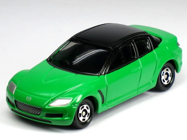 乐天商城 - 【単品】トミカ マツダ RX-8 グリーン (黒屋根) (クリアケース入)
