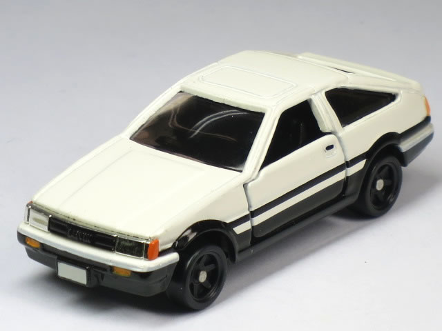 【単品】トミカ 頭文字D 秋山渉 AE86 レビン ターボ ブラックホイール (クリアケース入)