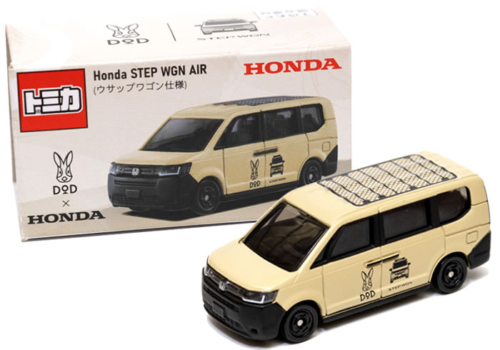 特注トミカ 【Honda × DOD】 ホンダ ステップワゴン Air (ウサップワゴン仕様)のサムネイル