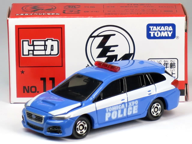 特注トミカ イベントモデル★ No.11 スバル レヴォーグ TOMICA EXPO パトロールカー仕様のサムネイル