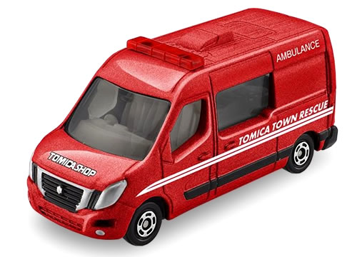 特注トミカ トミカショップ 日産 NV400 トミカタウンレスキュー隊 救急車