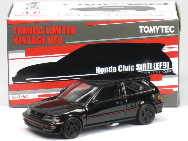 ※外箱痛み極小有※【香港限定品】TLヴィンテージ NEO ホンダ シビック SiR-II (EF9) グループA ブラック