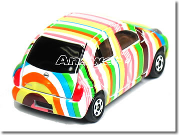 【単品】トミカ 日産 しましマーチ K12 カラフルカラー (クリアケース入) - Image 2