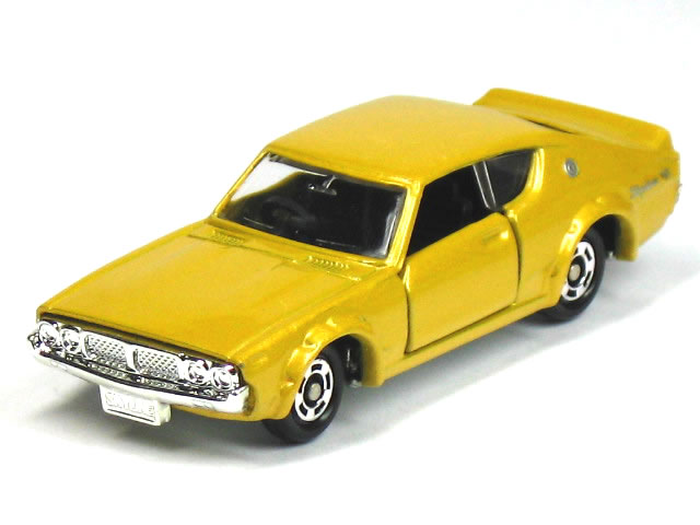 【単品】トミカ 日産 スカイライン 2000 GT-X KPGC110 ゴールドベージュ (クリアケース入)