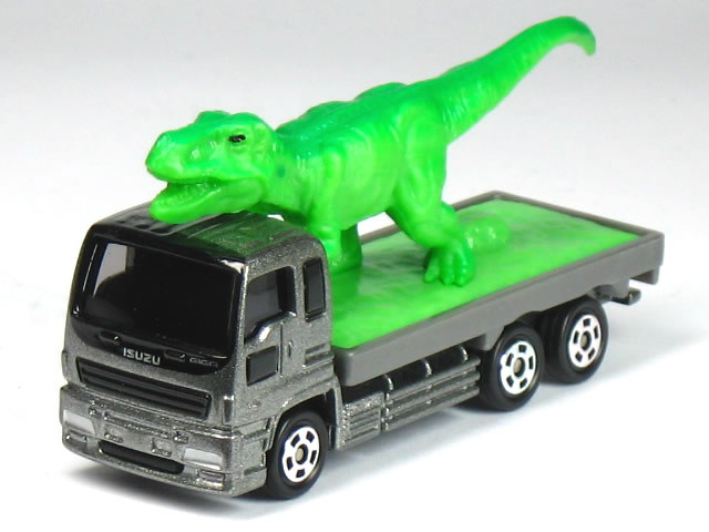 乐天商城 - 【単品】トミカ いすゞ ギガ 恐竜搬送車 オリジナルカラー