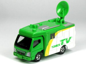 【単品】トミカ 三菱ふそう キャンター テレビ中継車 (クリアケース入)