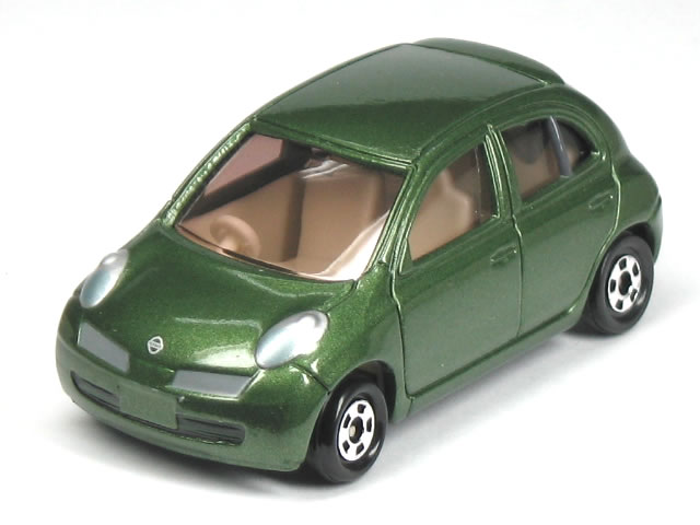 【単品】トミカ 日産 マーチ K12 フレッシュオリーブ (クリアケース入)