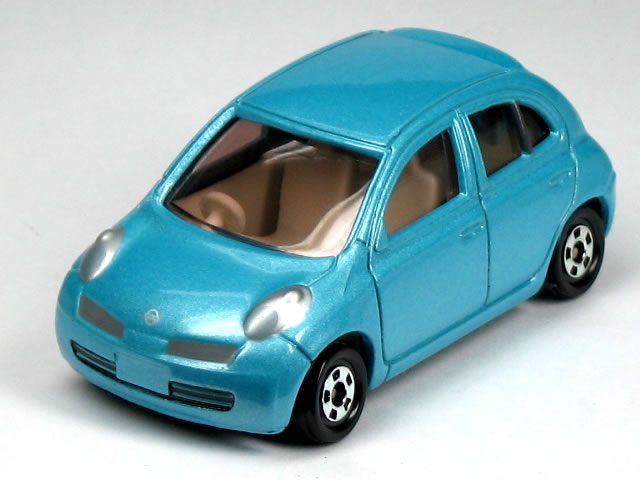 【単品】トミカ 日産 マーチ K12 アクアブルー (クリアケース入)のサムネイル