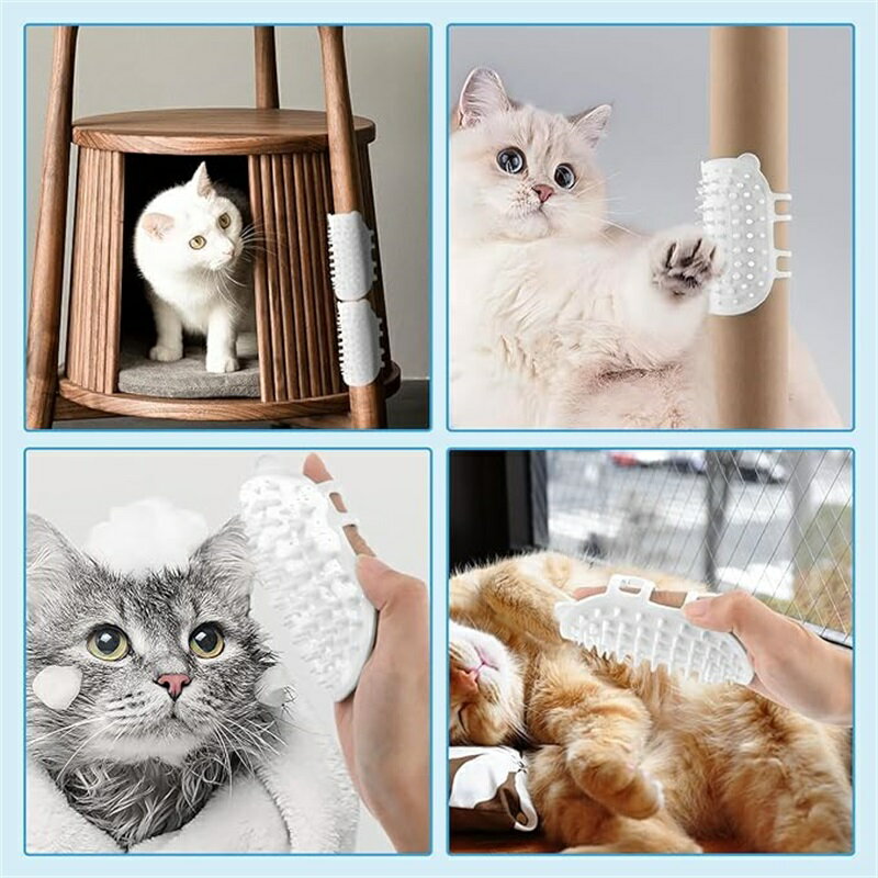 猫用ブラシ【2個セット】猫くすぐりブラシ 猫の...の紹介画像3