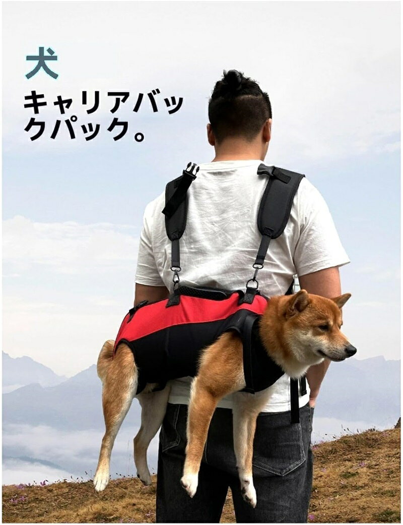 ペットバッグ ペットキャリー ペット用抱っこバッグ リュック型 ペット用 抱 犬 抱っこ紐 抱っことおんぶ兼用バッグ 2WAY 抱っこバッグ スリング おんぶ紐 飛び出し防止 両手解放 中型犬 アウトドア 旅行 お出かけ便利 ant-online-10000952 ANTONLINE楽天市場店 サンプル画像2