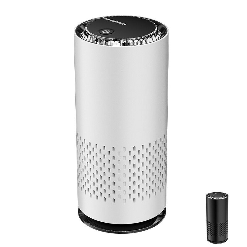 【2025新登場】車載空気清浄機 小型 空気清浄機 車 卓上 活性炭フィルター イオン発生器 800mAh大容量..