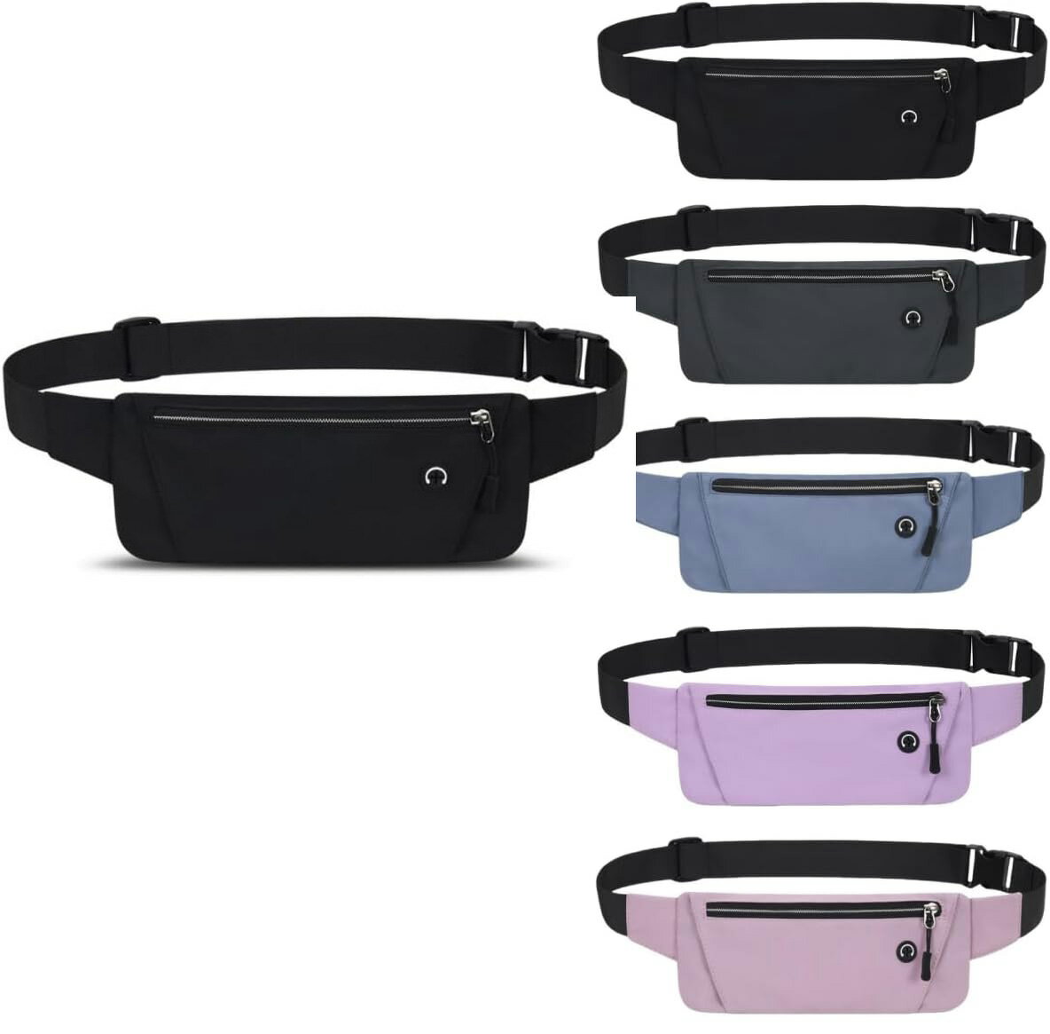 ランニングポーチ 揺れない 軽量 防水 防汗 裾止めバンド 自転車 反射バンド付き ウエストポーチ ベル..