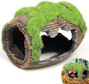 水槽 隠れ家 ウーパールーパー メダカ 魚 エビ隠れ家 苔むしたワイン樽 水槽 レイアウト アクアリウム 水槽 オブジェ 小さい オーナメント 水槽 装飾 小型 置物 飾り 玩具 水槽 オブジェ キャラクター 小さい ジブリ 水槽 オブジェ