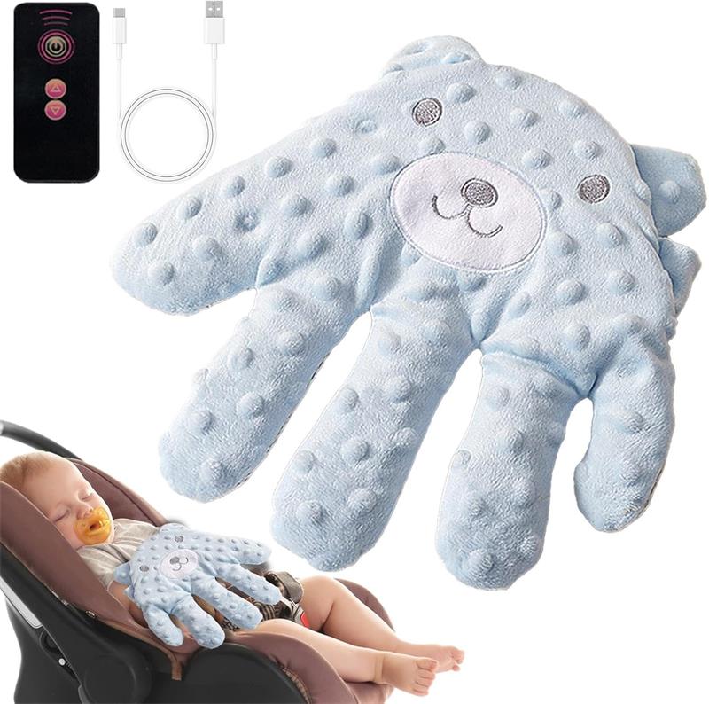 電動ハンドピロー ベビースージングパームハンド 柔らかく 睡眠補助器 速睡眠 ベビースージングパームパットスリープ ベビー睡眠補助器具 助眠グッズ 出産祝い プレセント 旅行用 持ち運び便利