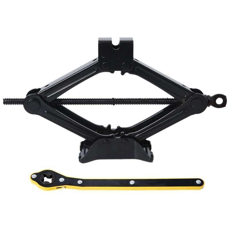 2t パンタジャッキ 機械式 ジャッキ 最高値:400mm/最低値:100mm 車用 タイヤ交換 パンク修理 チェーン脱着