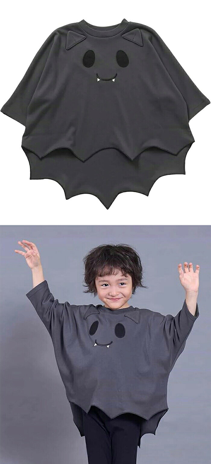ハロウィン コスプレ 子供 かぼちゃ ベビー服 子供服 女の子 男の子 ハロウィン スモック 衣装 かぼちゃ おばけ 黒猫 長袖 丸首 Tシャツ かわいい キッズ コスプレ コスチューム クリスマス 新生児 春 秋 冬 男女兼用 幼児服 年賀状 出産祝い 子供用仮装 ant-online-10017251 ANTONLINE楽天市場店 サンプル画像3