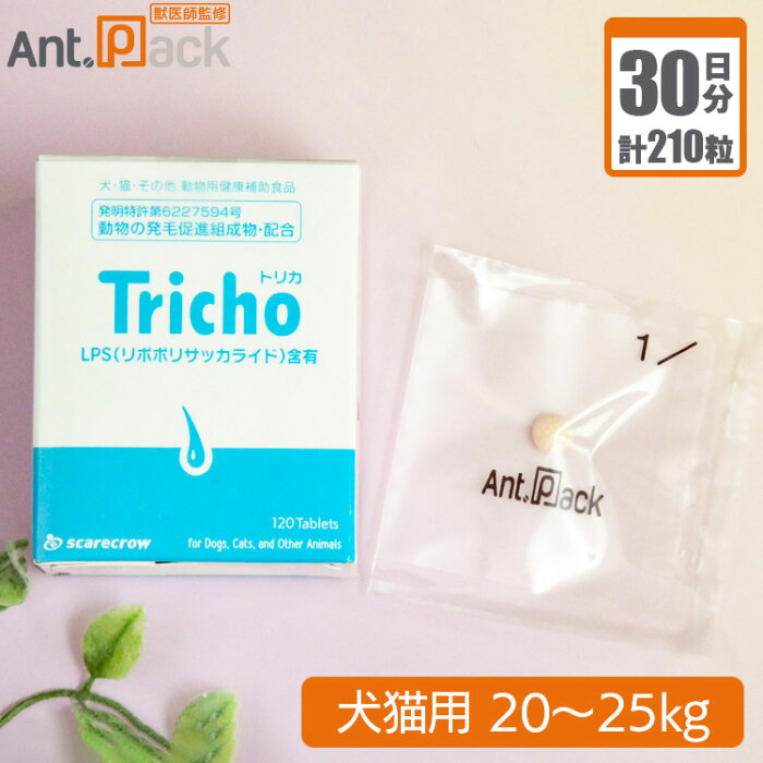 スケアクロウ トリカS 犬猫用 体重20kg〜25kg 1日7粒30日分