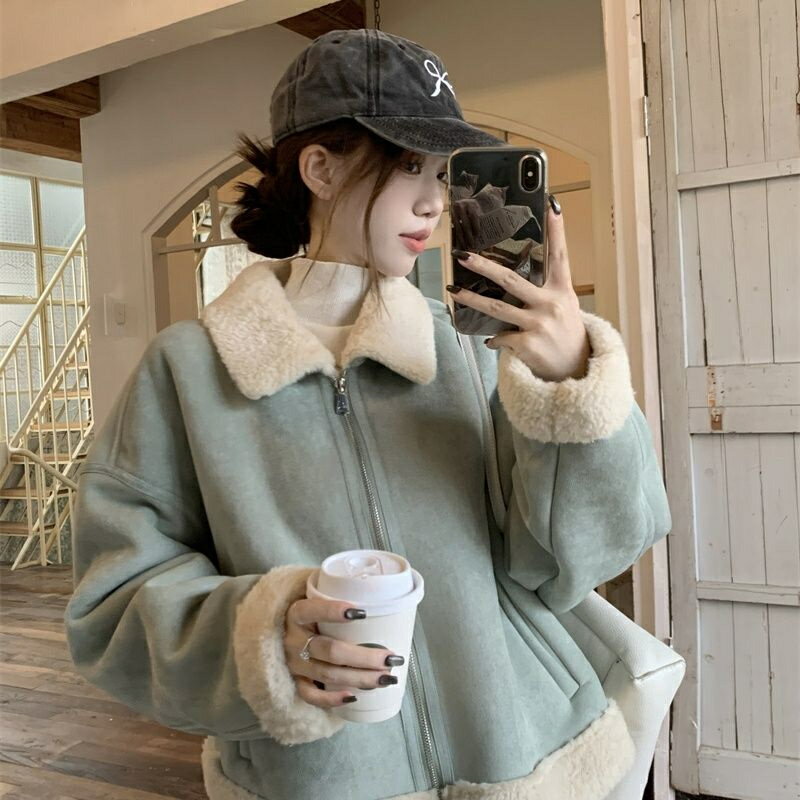 R&amp;L ムートンコート ロング丈 ブルーフォックスファー 毛皮 36 グレー 楽天市場】ラビットムートンコート レディース 冬アウター フォックス