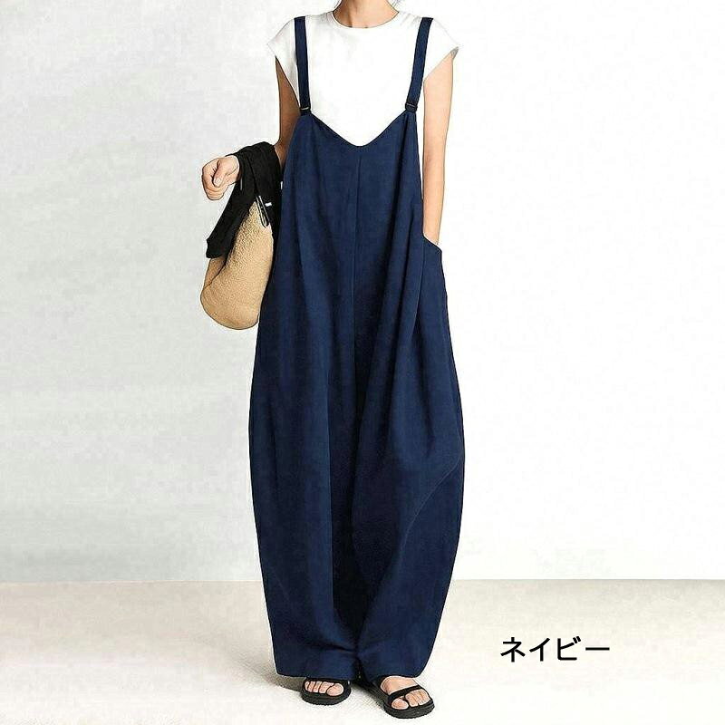 citygirlの即日発送 サロペットパンツ レディース ワイドパンツ 春服 夏服 ボトムズ 長ズボン 夏パンツ 無地 楽チン 大人きれいめ パンツ40代 オフィスカジュアル 通勤 ゆったり 着回し イージー 夏コーデ 30代40代50代 カジュアル お出かけ 日常デート 送料無料 オールインワン 秋服｜アングル3