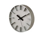 【売れ筋】レムノス Lemnos edge clock アルミニウム 掛け時計 AZ-0116AL おしゃれ かわいい オシャレ アナログ 壁掛け時計 かけ時計 時計 見やすい 高級 日本製 北欧 モダン シルバー エッジクロック 寝室 静音 静か 連続秒針 スイープ アンティーク レトロ 掛時計 壁掛け