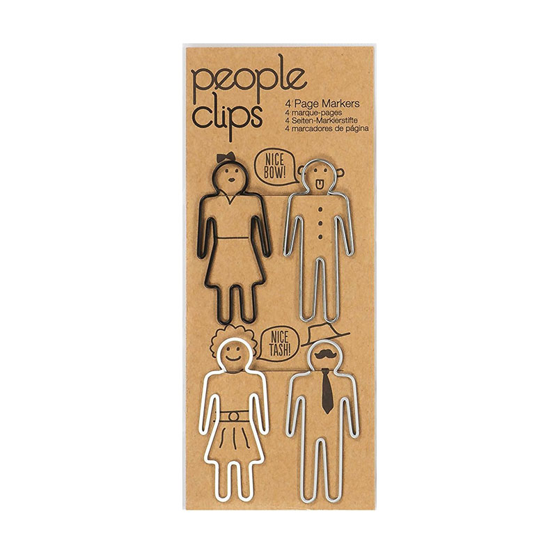 メール便可 ピープル ページマーカー 4個セット 人型 人 男 女 クリップ ブックマーク しおり ブックマーカー くりっぷ ポップ セット 人型 人 男 女 ...