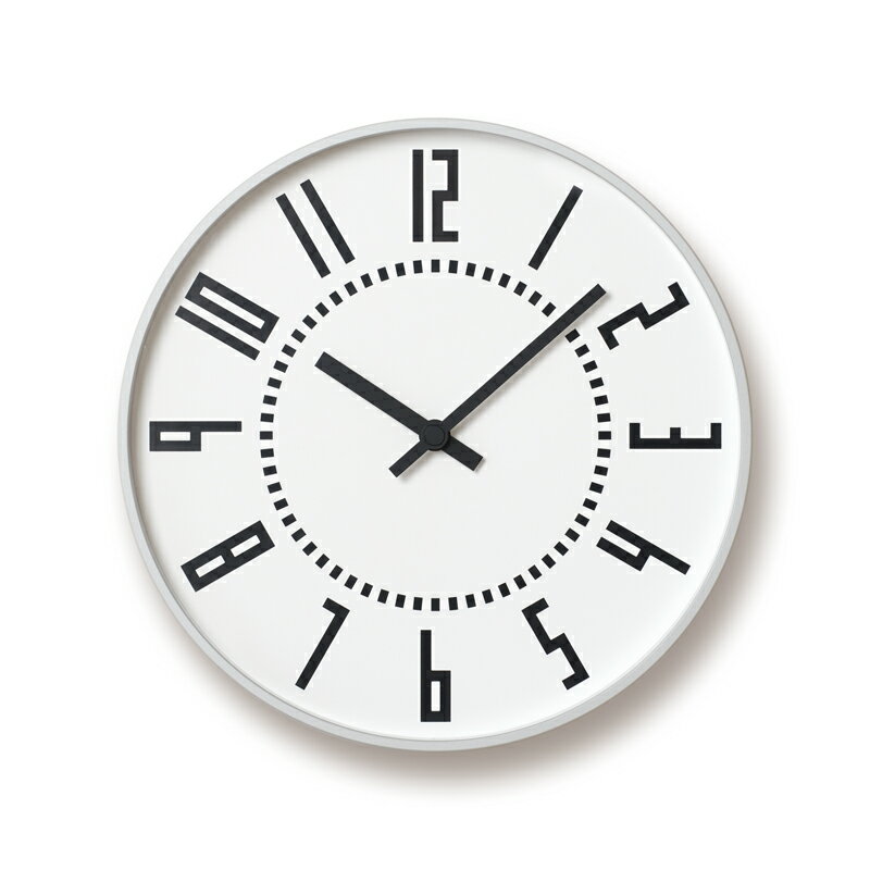 レムノス Lemnos eki clock ホワイトTIL16-01 WH 掛け時計のサムネイル