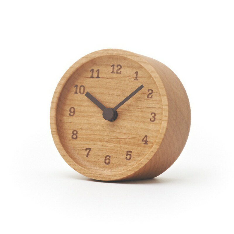 レムノス 置き時計 MUKU desk clock アルダー LC12-05 AD Lemnos 時計 置時計 アナログ 日本製 北欧 おしゃれ かわいい お祝い 木製 小さい ミニ 見やすい 新築祝い モダン 結婚祝い アンティーク インテリア 小型