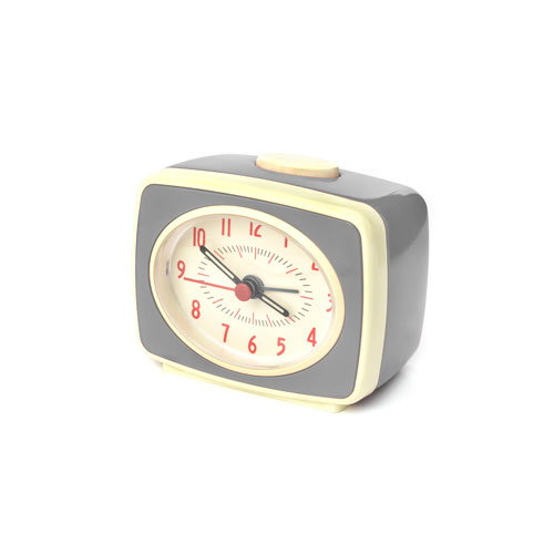 キッカーランド クラシックアラームクロック グレー 目覚まし時計 時計 KAC14GR おしゃれ かわいい kikkerland Classic Alarm Clock ユニーク ニューヨーク アメリカ アメリカン雑貨 おもしろ 誕生日 結婚祝い 出産祝い 引越し祝い 改装祝い 送別 退職 内祝い 新築祝い 誕生