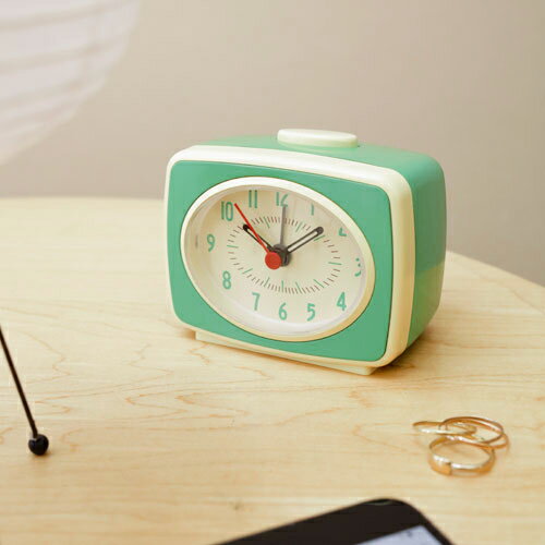 キッカーランド クラシックアラームクロック ミント 目覚まし時計 時計 KAC14MN おしゃれ かわいい kikkerland Classic Alarm Clock ユニーク ニューヨーク アメリカ アメリカン雑貨 おもしろ 誕生日 結婚祝い 出産祝い 引越し祝い 改装祝い 送別 退職 内祝い 新築祝い 誕生