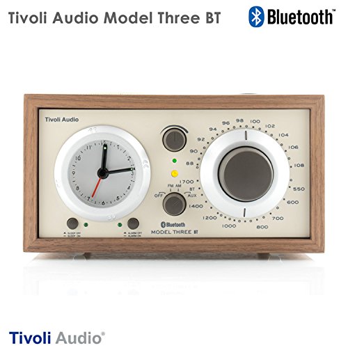 チボリ Tivoli アラームクロック付 テーブルラジオ・スピーカー Model Three BT クラシックウォルナット ベージュ M3BT-1773-JP M3BT-1