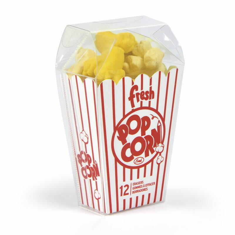 【28時間限定10％OFFクーポン】フレッド ポップコーン 消しゴム FRED Fresh Popcorn Erasers 消しゴム けしごむ ステーショナリー ポップコーン 景品 カップ おもしろ お菓子 スナック 詰め合わせ ギフト 誕生日プ