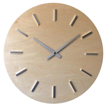 フォーカススリー 掛け時計 メープルの時計 V-0011 ステップ ナチュラル おしゃれ 壁掛け時計 壁掛け 新築祝い 時計 掛時計 北欧 FOCUS THREE アンティーク モダン レトロ かけ