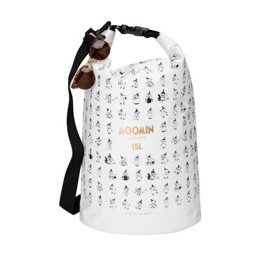 ムーミン カーモズ ドライバッグ 15L リトルミイ ホワイト 15L WMY おしゃれ かわいい Moomin CAAMOZ 鞄 バッグ ジムバッグ ショルダーバッグ 北欧 フィンラン