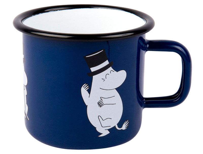 ムーミン Moomin ムールラ ムーミンマグ ムーミンパパ ネイビー MRA060059 Muurla マグ カップ コップ キッチン 食器 ホウロウ グッズ リトルミイ スナフキン ミイ ニョロ