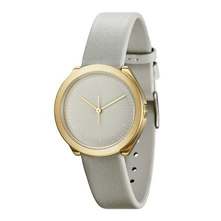 ノーマル HIBI H01-L15GR 腕時計 レディース ライトグレー ゴールド 女性 normal timepieces アナログ 時計 男性 デザイナーズ シンプル ミニマム ギフト 誕生日