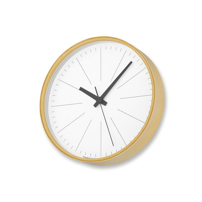 【全品10倍】【クーポン不可】【売れ筋】レムノス Lemnos ラインの時計 PLY 掛け時計 YK21-13 おしゃれ かわいい オシャレ アナログ 壁掛け時計 かけ時計 時計 見やすい 高級 日本製 北欧 モダン 寝室 静音 静か 連続秒針 スイープ アンティーク レトロ 掛時計 壁掛 [2]
