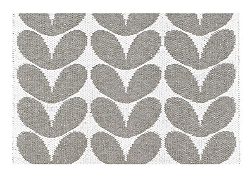 ブリタスウェーデン プラスチックラグ カリン コンクリート 70x50cm 13-70503 BRITA SWEDEN KARIN CONCRETE グレー ホワイト リバーシブル 北欧 インテリ