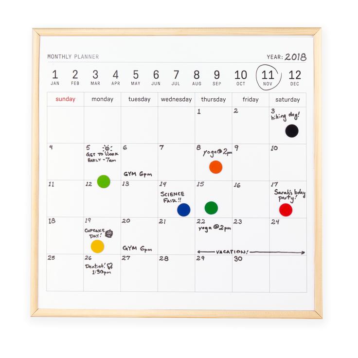 書き込みができる小さい壁掛けカレンダーをキッチンで使いたい！2022年のおすすめは？
