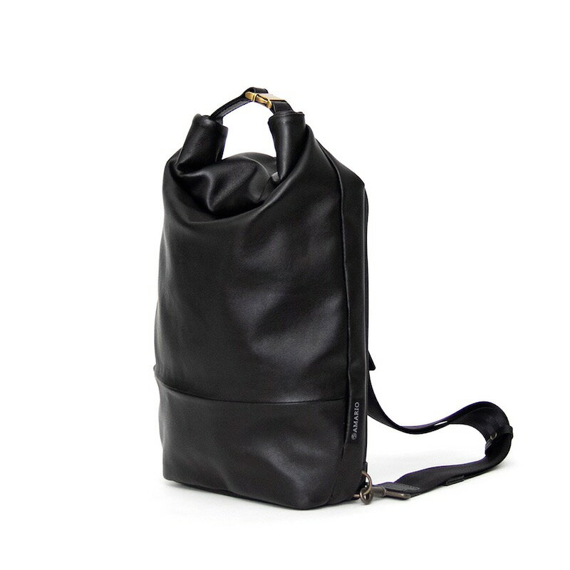 AMARIO アマリオ crum BB WPL ボディバッグ ブラック AMR204SG-BK レディース メンズ 収納 持ち手 注目 小さめ 軽い 旅行バッグ...