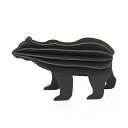 メール便可 Lovi ロヴィ BEAR ベアー 13.5cm ブラック BA135-BL グリーティングカード オブジェ 置物 立体 メッセージカード ポストカ...
