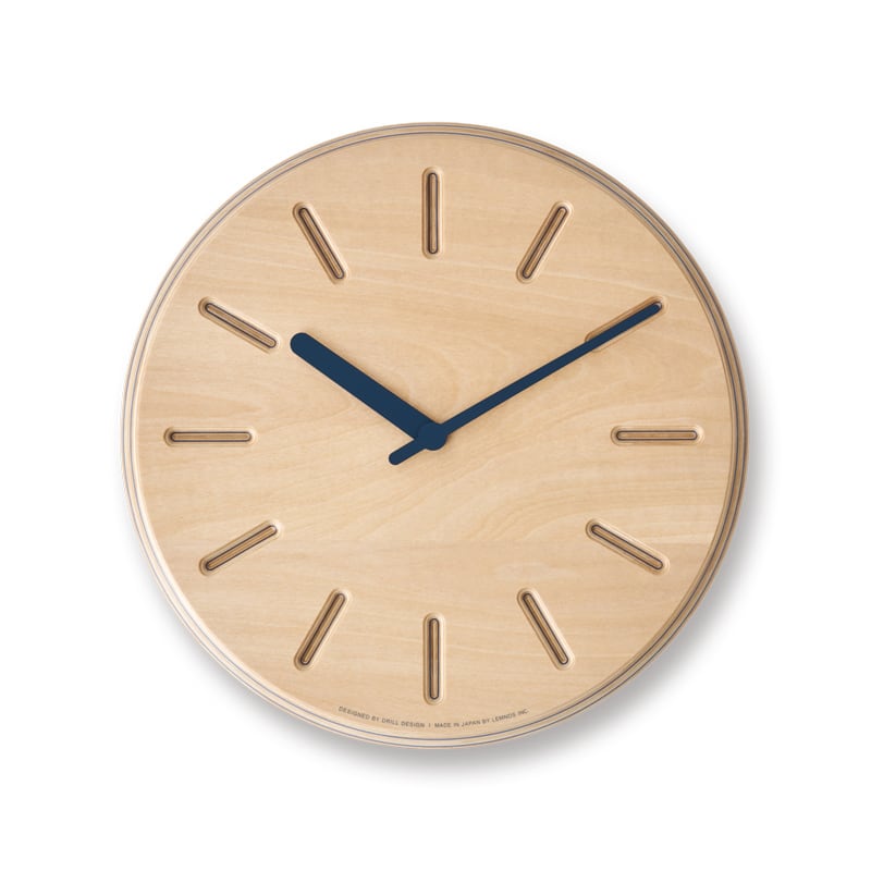 Other - 【全品10倍】【クーポン不可】【売れ筋】レムノス Lemnos Paper-Wood CLOCK line ネイビー DRL19-06 NV 掛け時計 おしゃれ かわいい オシャレ アナログ 壁掛け時計 かけ時計 時計 見やすい 高級 日本製 北欧 モダン 木製 アンティーク レトロ 掛時計 壁掛け 壁掛時計